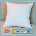 Cheap Wholesale Polyester Filled White Plain throw pillows Square Cushion